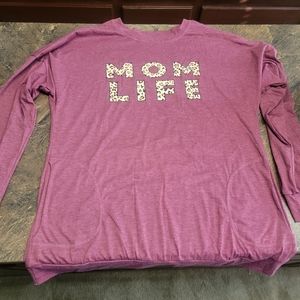 Mom Life Long sleeve tunic